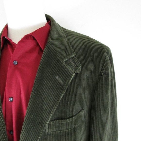 Vintage Orvis Green Corduroy 32 Roll 